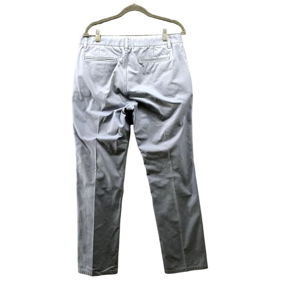 Bonobos Washed Chino Pants Mens 34x32 (34x29.5) Dusty Blue Slim Straight - Picture 2 of 10